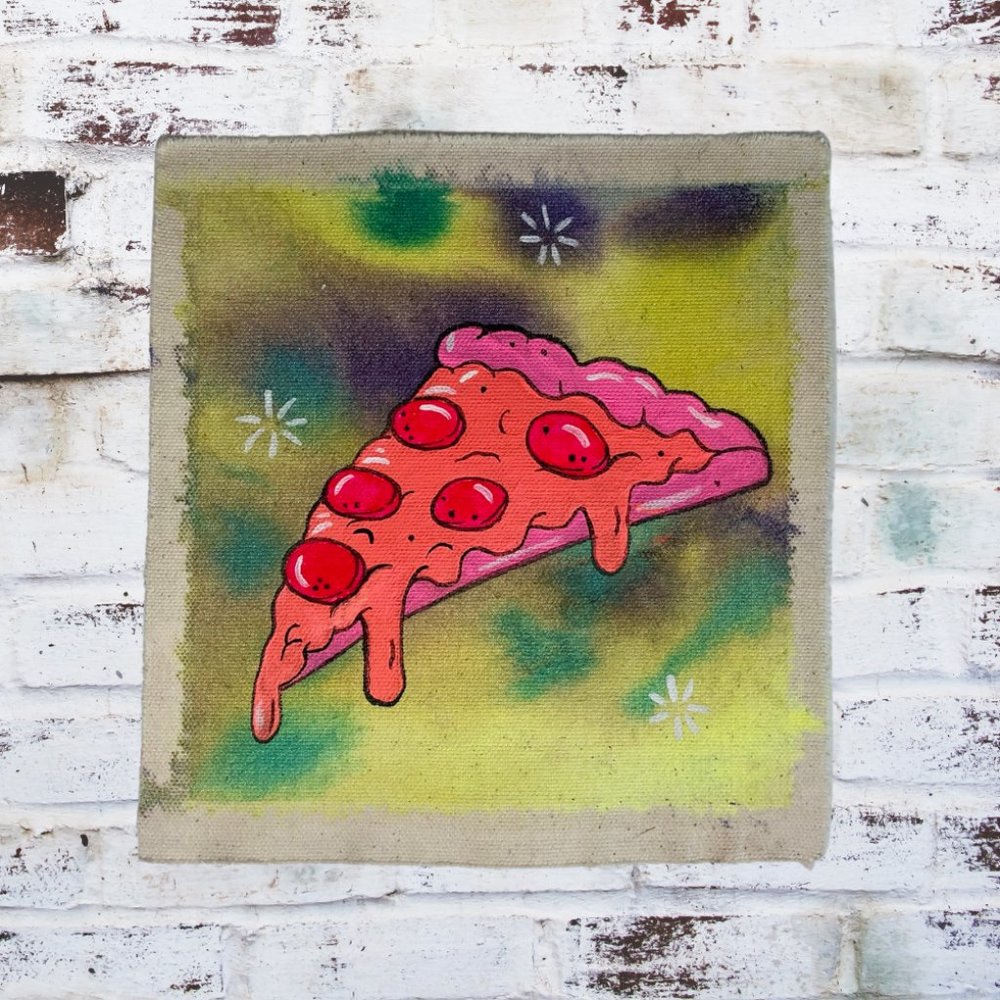 *SOLD* Pizza Original Watercolor Print